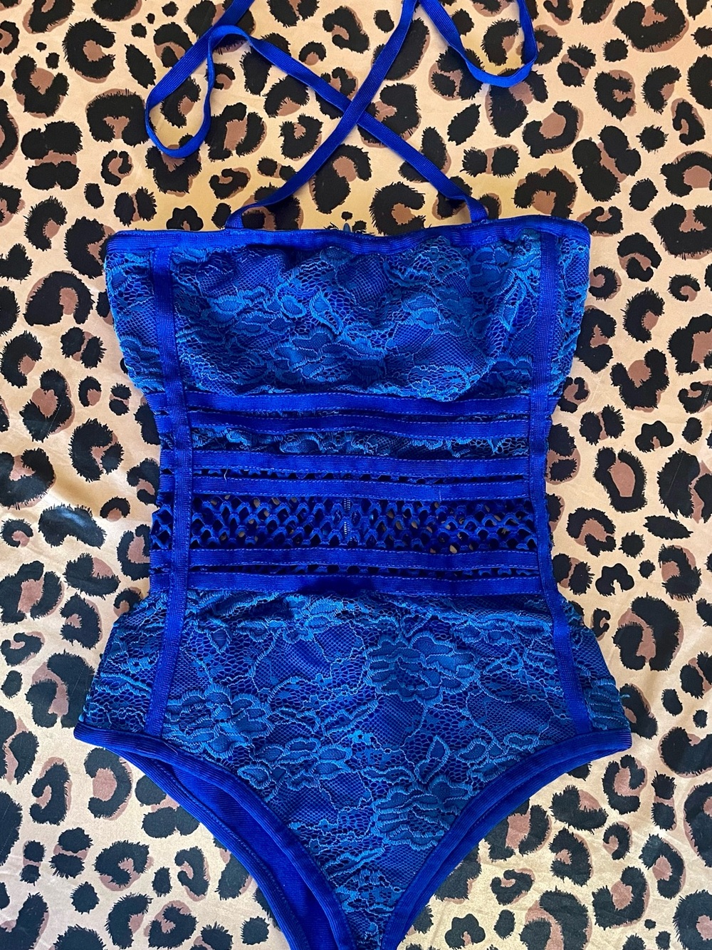 Stunning Royal blue body suit